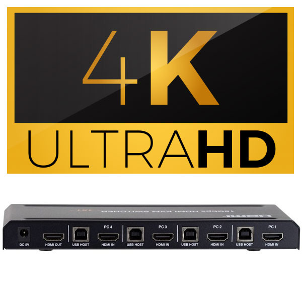 سوییچ  چهار پورت HDMI KVM مدل FN-K241