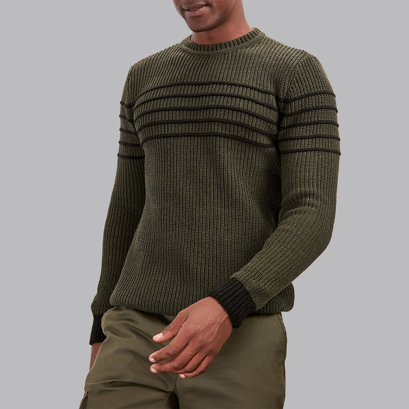 پلیور یقه گرد مردانه مدل 32096622 طرح ترندیول