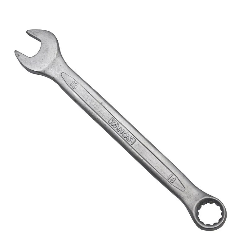 آچار یکسر تخت و یکسر رینگی تانوس مدل SMT-TANOS-14MM-RING TAKHT سایز 13 میلی متر