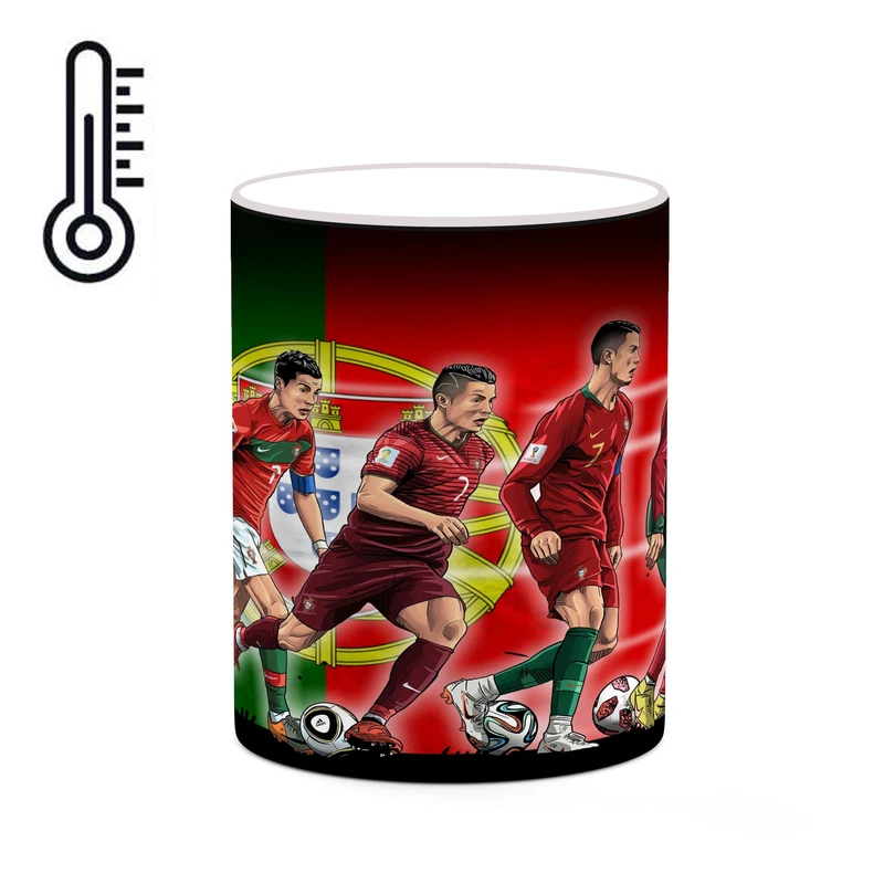 ماگ حرارتی کاکتی طرح Ronaldo رونالدو مدل mgh43141