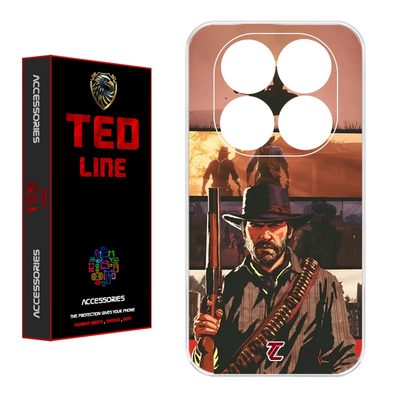 کاور تدلاین طرح رد دد ریدمپشن کد 1201 مناسب برای گوشی موبایل شیائومی Redmi Note 14 Pro Plus 5G