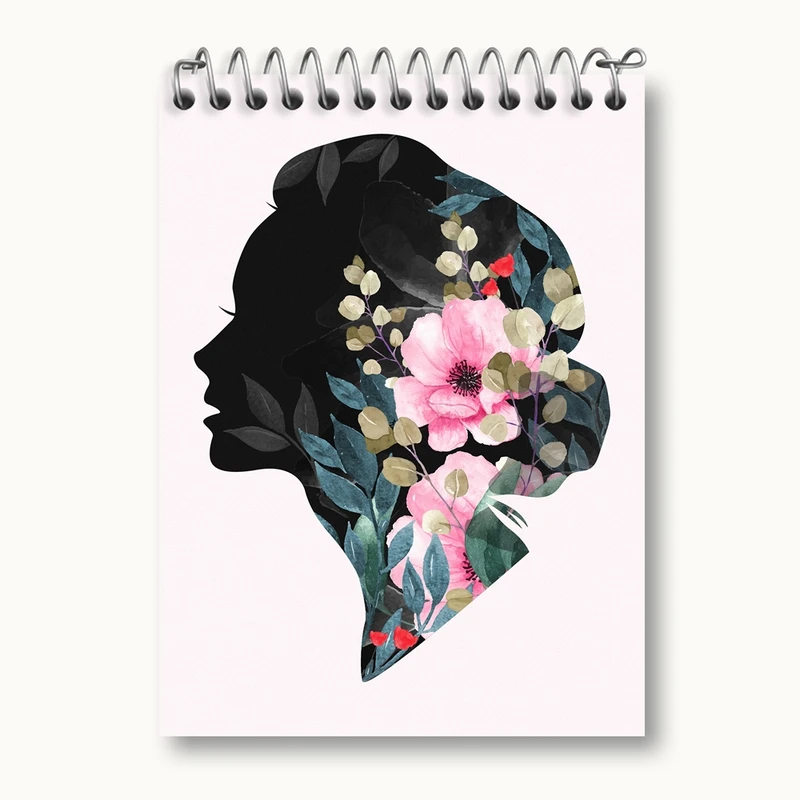 دفتر یادداشت 50 برگ خندالو مدل دختر قوی Girl Power کد 28947