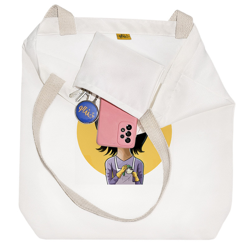 ساک خرید خندالو مدل مونیکا سریال فرندز کد 7937