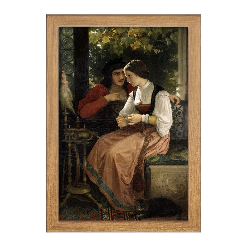 تابلو خندالو مدل نقاشی پیشنهاد اثر ویلیام بوگرو کد F12513