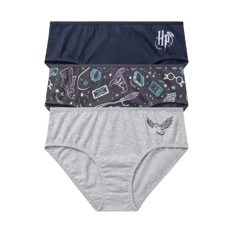 شورت اسلیپ دخترانه هری پاتر مدل NZ1415 بسته 3 عددی