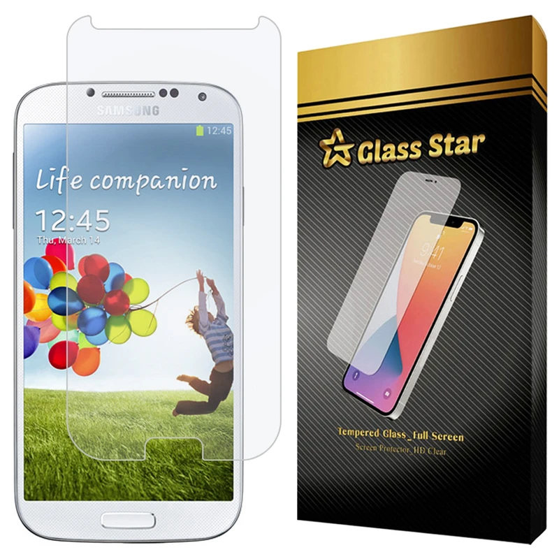 محافظ صفحه نمایش گلس استار مدل SMPLG مناسب برای گوشی موبایل سامسونگ Galaxy S4