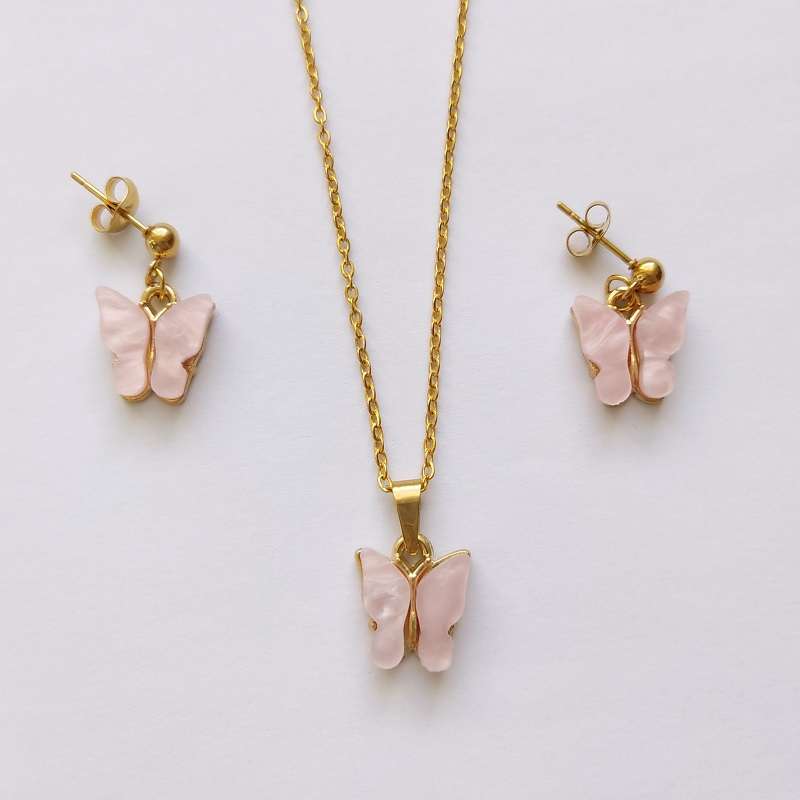 نیم ست زنانه مدل پروانه صدفی 140