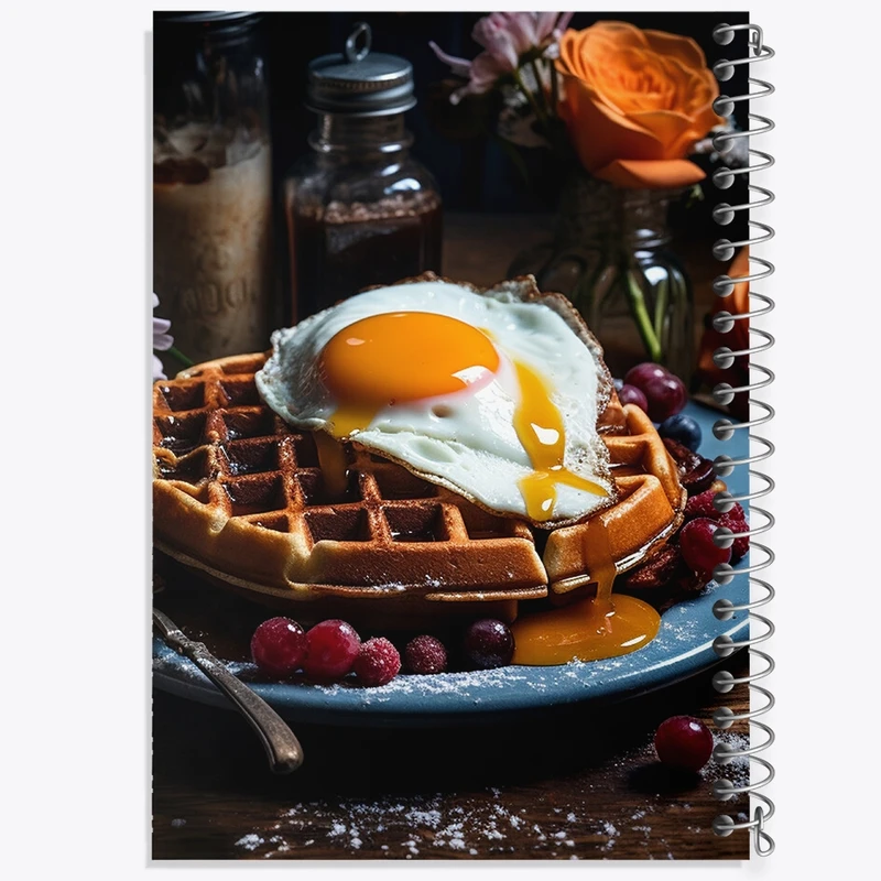 دفتر ژورنال نویسی 50 برگ خندالو مدل نقطه ای طرح وافل کد F447