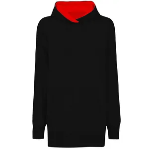 هودی زنانه مدل ساده کد LM01  رنگ مشکی