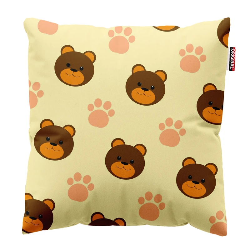 کوسن پاد آفرین طرح کارتونی بچگانه کد 3251 سایز 30*30 سانتی متر