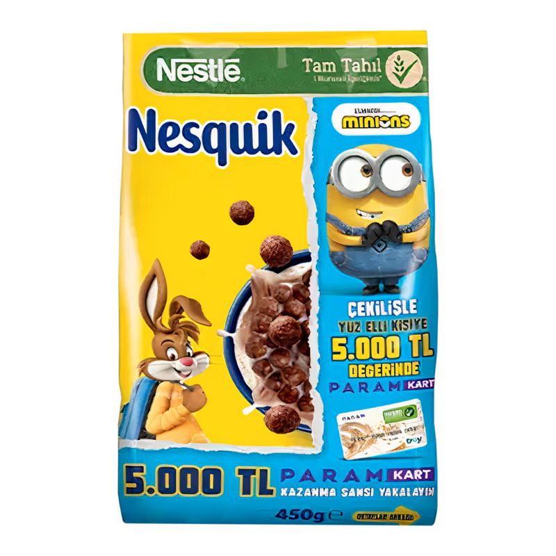 کورن فلکس توپی شکلاتی نسکوئیک - 450 گرم