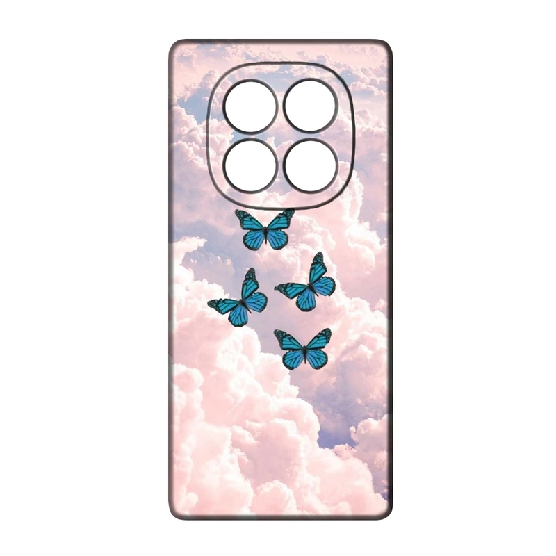 کاور طرح پروانه کد 77 مناسب برای گوشی موبایل شیائومی Redmi Note 14 Pro 4G / Poco X7