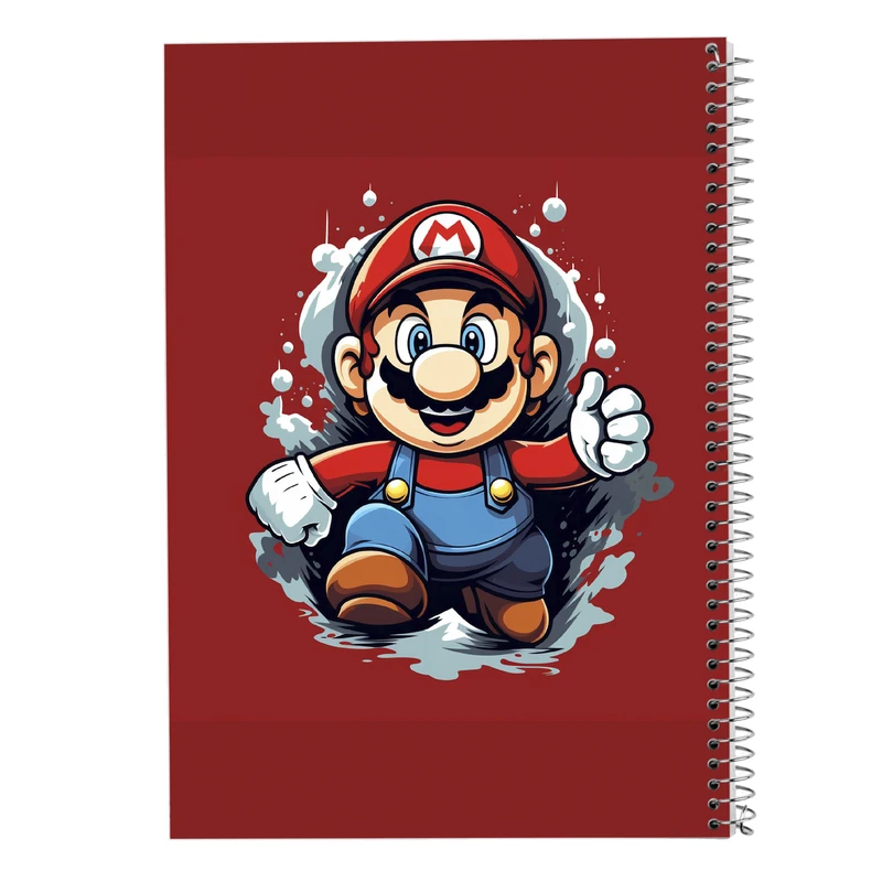 دفتر مشق 50 برگ مدوپد مدل سوپرماریو super mario کد DF2798