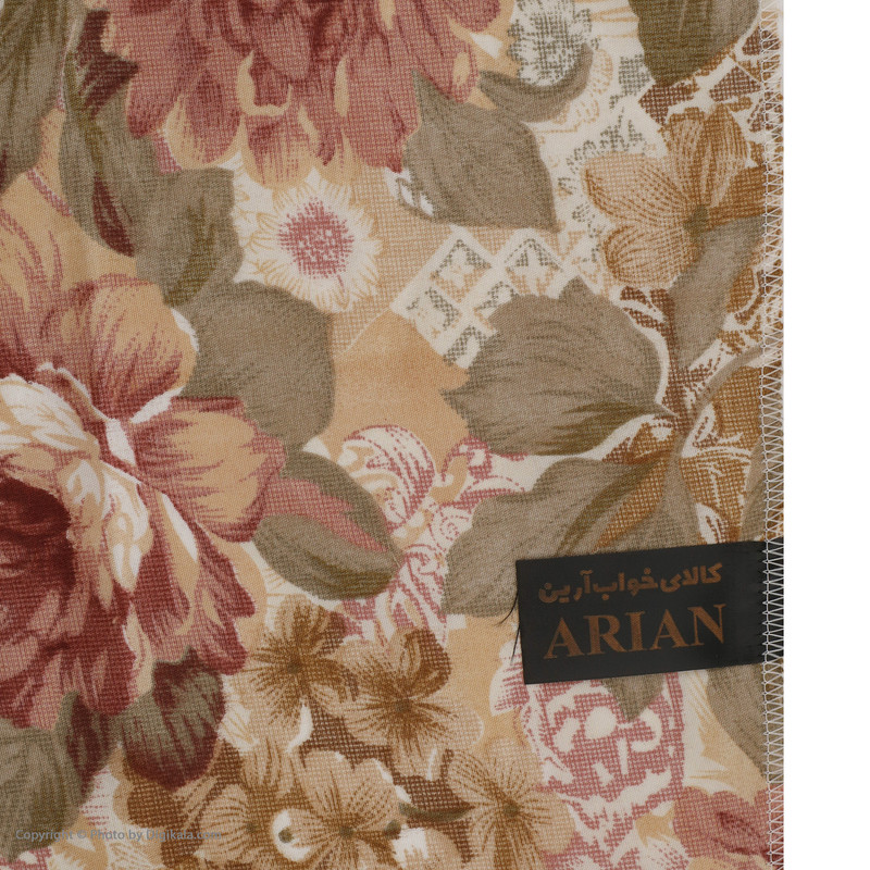 ملحفه آرین مدل روانداز طرح گلدن یک نفره سایز 140x240 سانتی متر