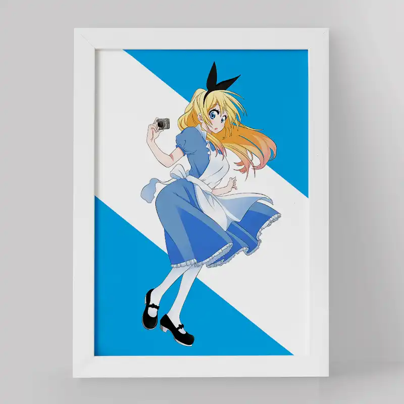 تابلو خندالو مدل انیمه عشق دروغین کد 17174