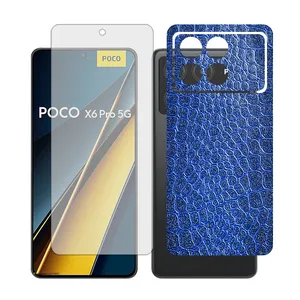 Glass Together model transparent Screen Protector Suitable for Xiaomi Poco X6 Pro Mobile Phone with Back cover sticker