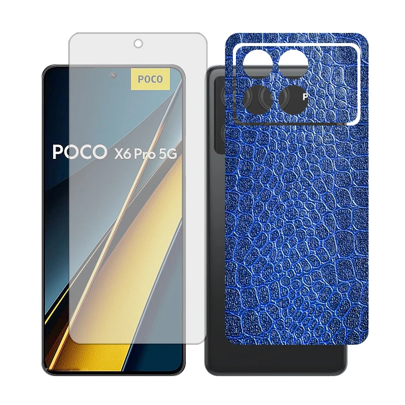 محافظ صفحه نمایش مات گلس مدل Together مناسب برای گوشی موبایل شیائومی Poco X6 Pro به همراه برچسب پوششی پشت گوشی