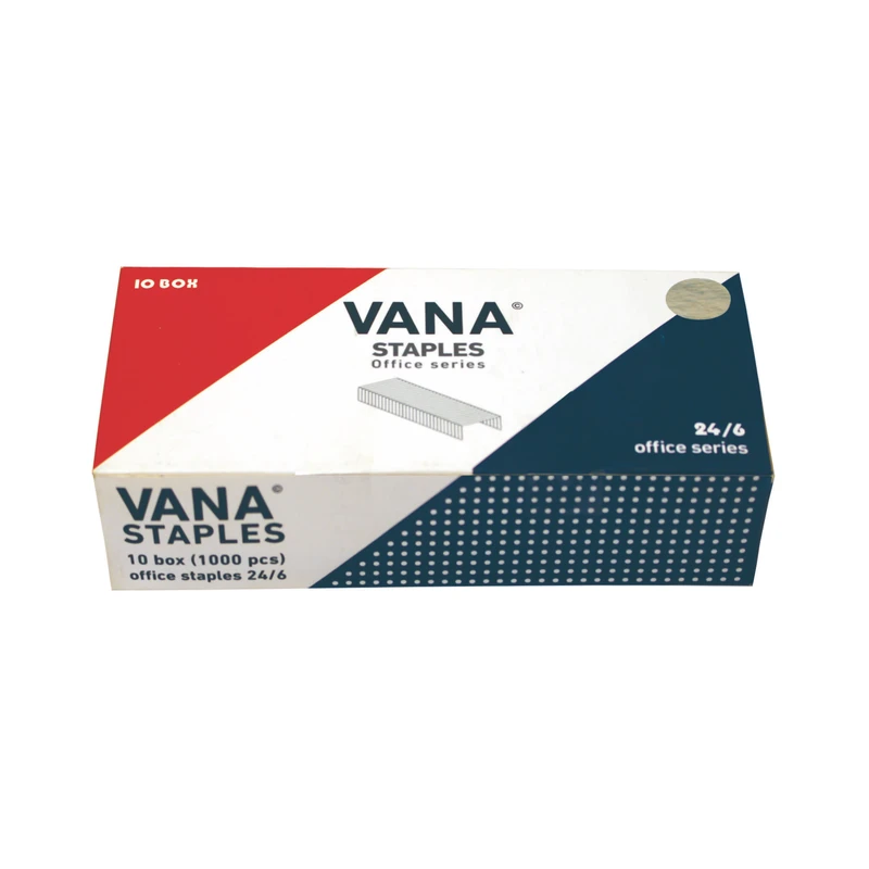  سوزن منگنه وانا مدل 24/6 کد 10 بسته 10000 عددی