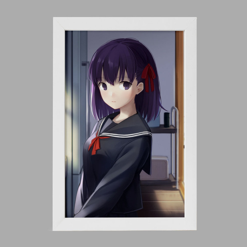 تابلو خندالو مدل ساکورا انیمه فیت استی نایت Fate Stay Night کد 22764