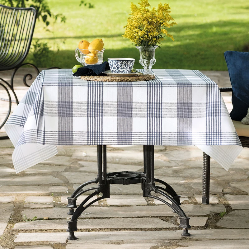 سفره شش نفره مادام کوکو مدل Majori-SQR140140.indigo سایز 140*140 سامتی متر