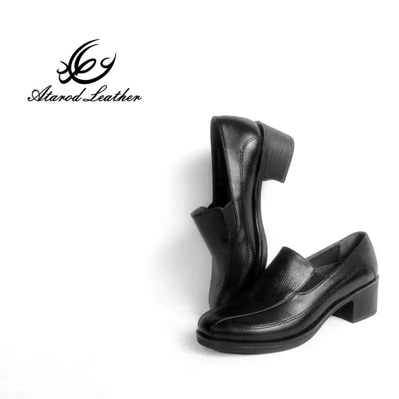 کفش زنانه چرم عطارد مدل چرم طبیعی کد SH181