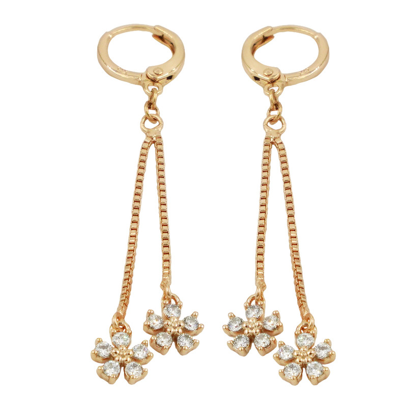 گوشواره زنانه مون رِی مدل Flower کد 402