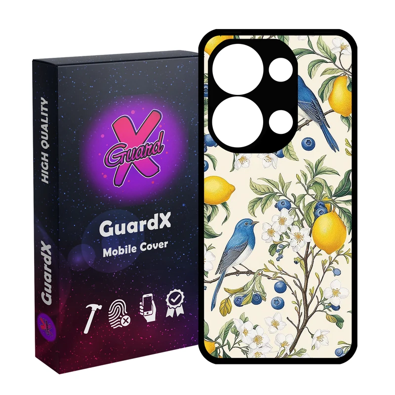 کاور گارد ایکس طرح پرنده مدل 10994 مناسب برای گوشی موبایل شیائومی Redmi Note 13 Pro 4G / Poco M6 Pro 4G