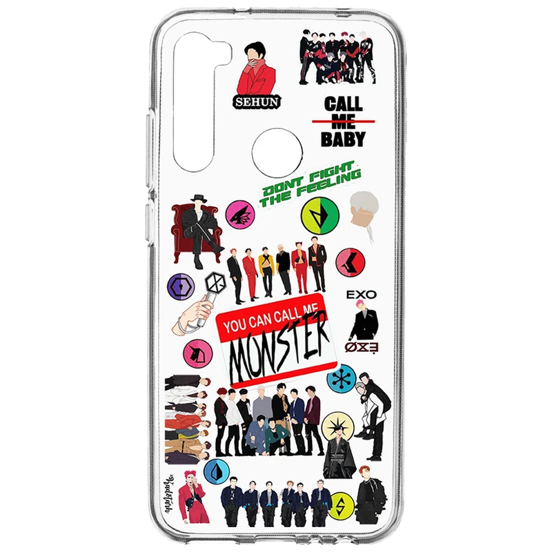 کاور طرح EXO مناسب برای گوشی موبایل شیائومی Redmi Note 8 