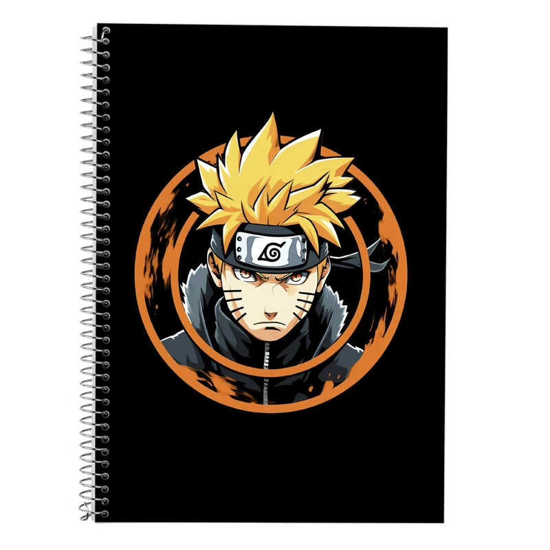 دفتر زبان 50 برگ مدوپد مدل سه خط طرح نارتو narto کد DF10621