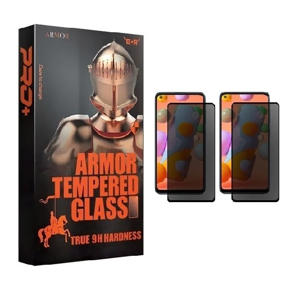 محافظ صفحه نمایش حریم شخصی آرمور مدل FGG مناسب برای گوشی موبایل شیائومی Redmi Note 8 pro بسته 2 عددی