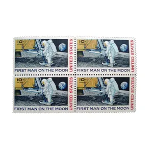 تمبر یادگاری مدل سفر به ماه کد DS2428 مجموعه 4 عددی