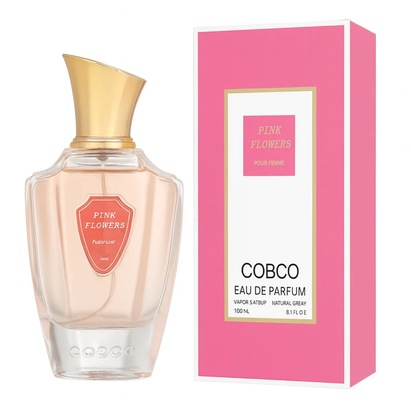 ادوپرفیوم زنانه کوبکو مدل PINK FLOWERS با رایحه گرم حجم 100 میلی‌لیتر