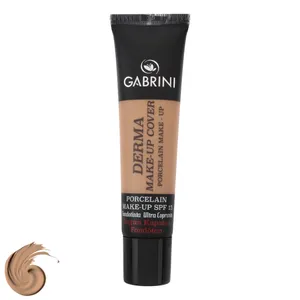 کرم پودر مایع SPF 15 کابرینی مدل Derma شماره 105 مناسب برای انواع پوست حجم 30 میلی‌لیتر