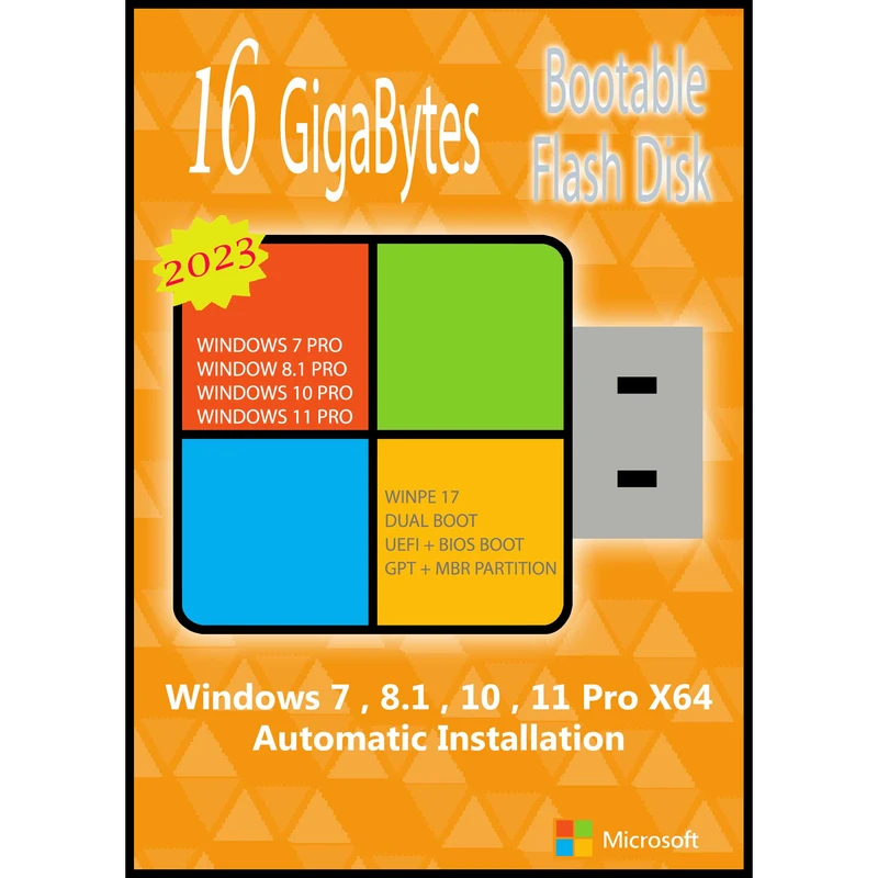 سیستم عامل Windows 7 8.1 10 11 Pro X64 2023 نشر مایکروسافت