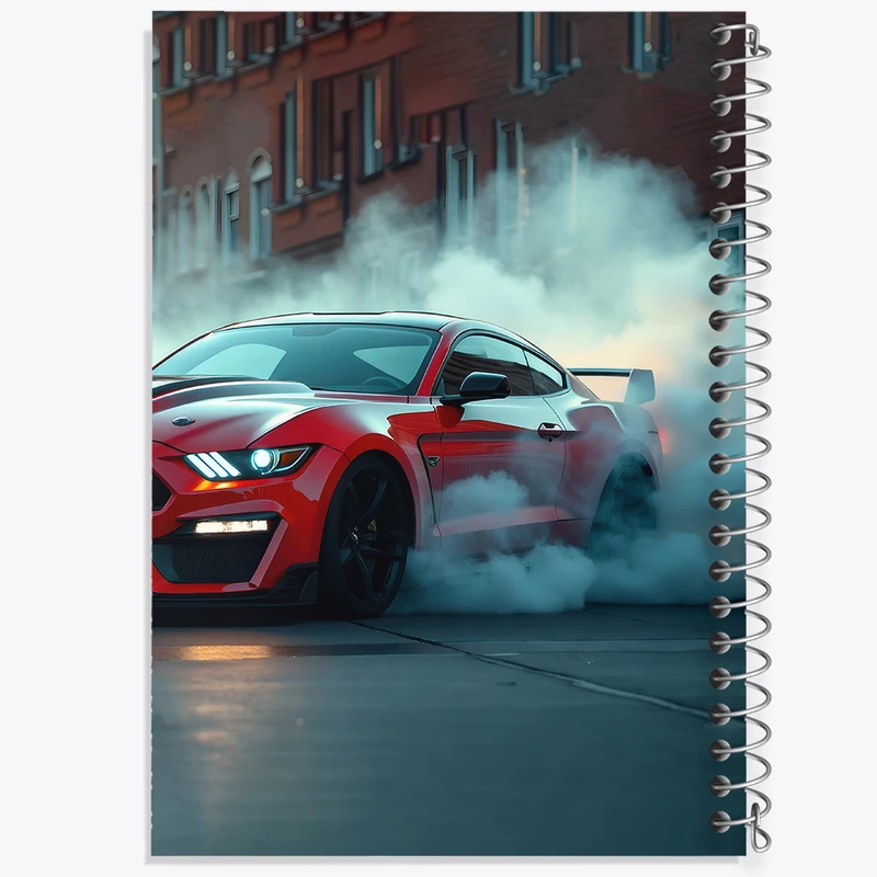 دفتر مشق 50 برگ خندالو طرح ماشین اسپرت کد F5212