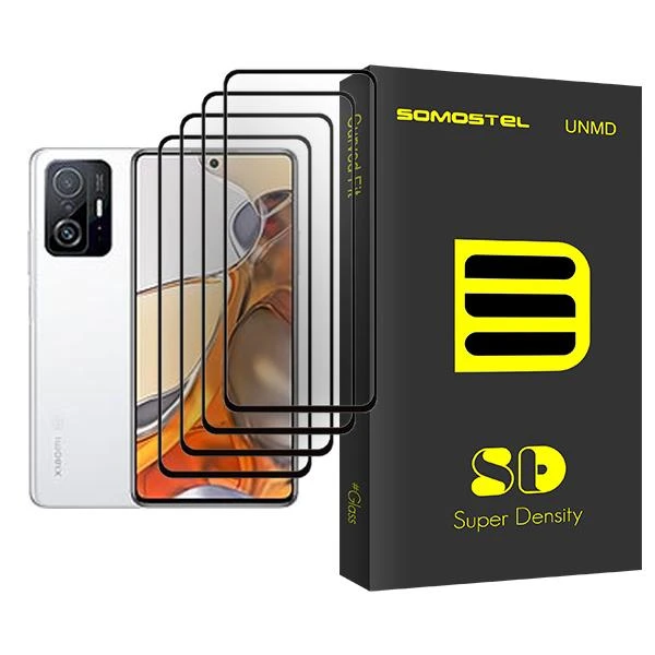 محافظ صفحه نمایش سوماستل مدل SD Glass MIX004 مناسب برای گوشی موبایل شیائومی 11T Pro بسته چهار عددی