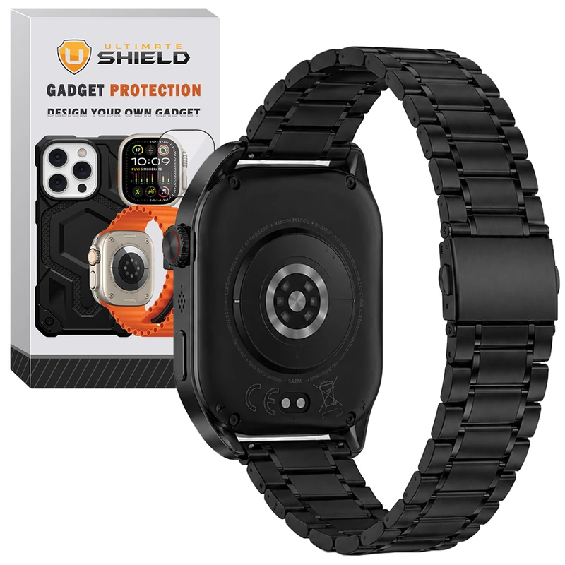 بند آلتیمیت شیلد مدل 5L Steel TW مناسب برای ساعت هوشمند گلوریمی M1 Pro / M2 / M2 Pro / M2 Max / M3 Pro / M4 Pro / K2 22mm