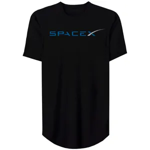 تی شرت لانگ  آستین کوتاه  زنانه مدل SpaceX کد MH45