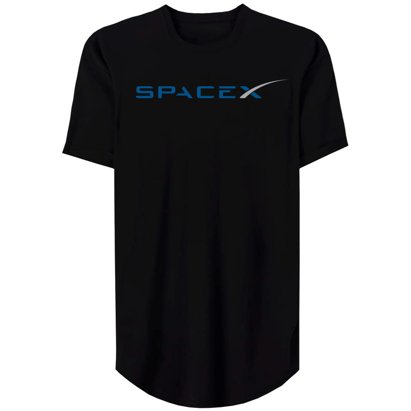 تی شرت لانگ  آستین کوتاه زنانه مدل SpaceX کد MH45