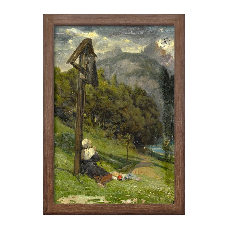 تابلو خندالو طرح نقاشی آرولید اثر ارنست استوکلبرگ کد F12477