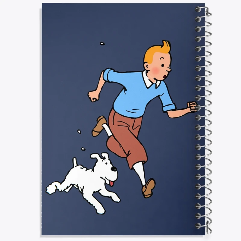دفتر لیست خرید 50 برگ خندالو طرح تن تن (Tintin) کد F964