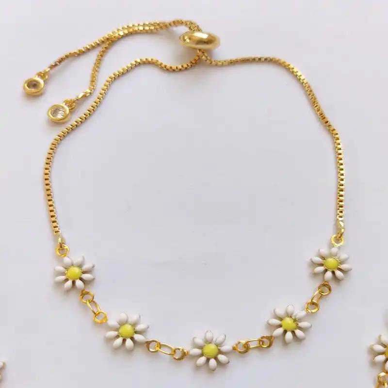 نیم ست زنانه مدل بابونه استیل کد 100