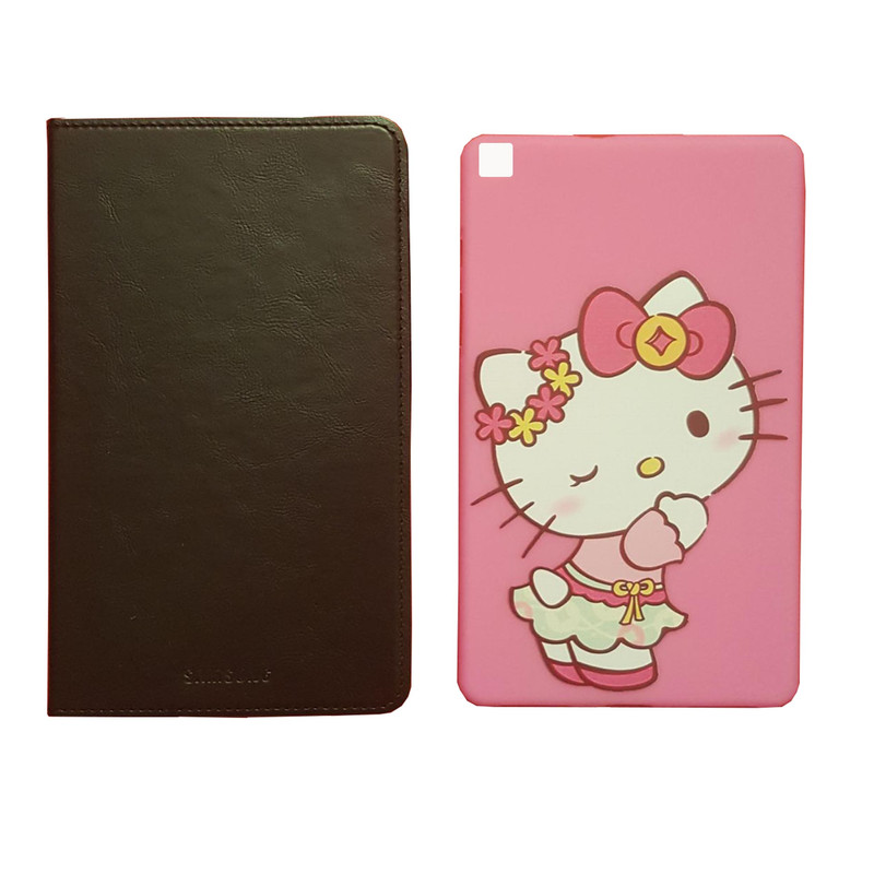 کیف کلاسوری مدل 90000 مناسب برای تبلت سامسونگ Galaxy Tab A7 Lite SM/T225 به همراه کاور