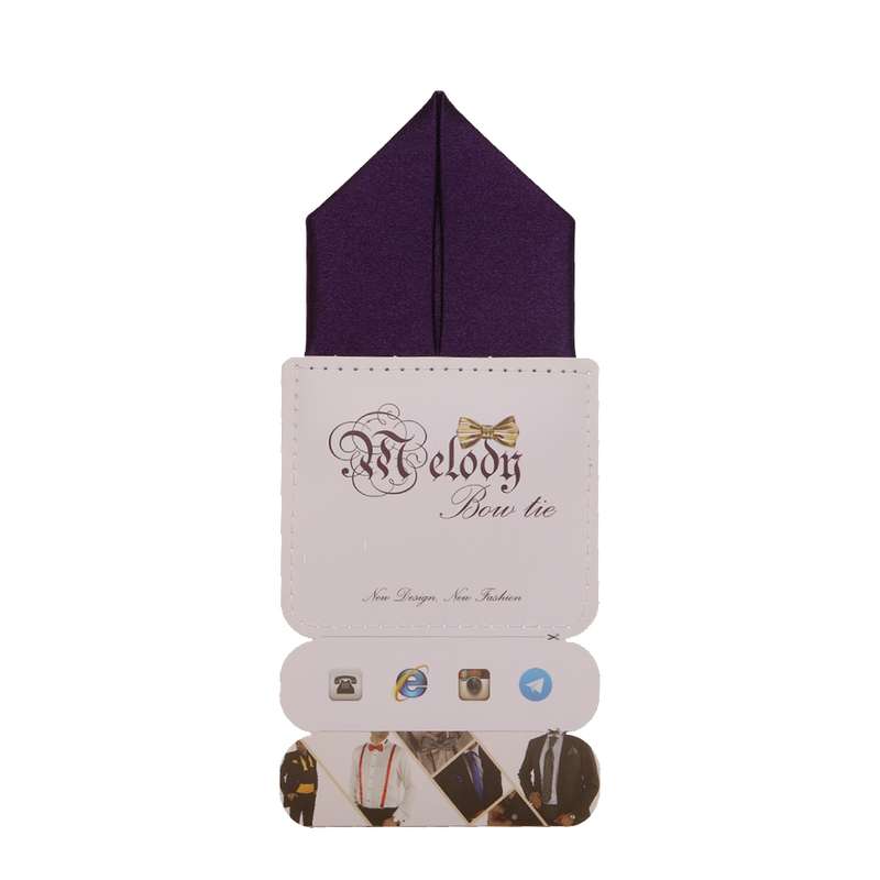 دستمال جیب مردانه ملودی مدل PS5103MSSprpl