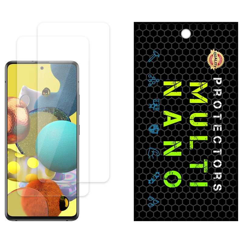 محافظ صفحه نمایش مولتی نانو مدل X-S2N مناسب برای گوشی موبایل سامسونگ Galaxy A51 5G UW بسته دو عددی