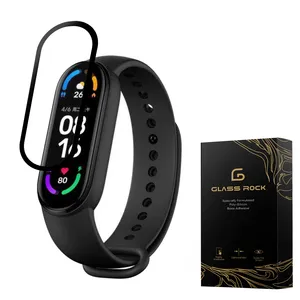 محافظ صفحه نمایش نانو گلس راک مدل PMR-Glass مناسب برای ساعت هوشمند شیائومی Mi Smart Band 6
