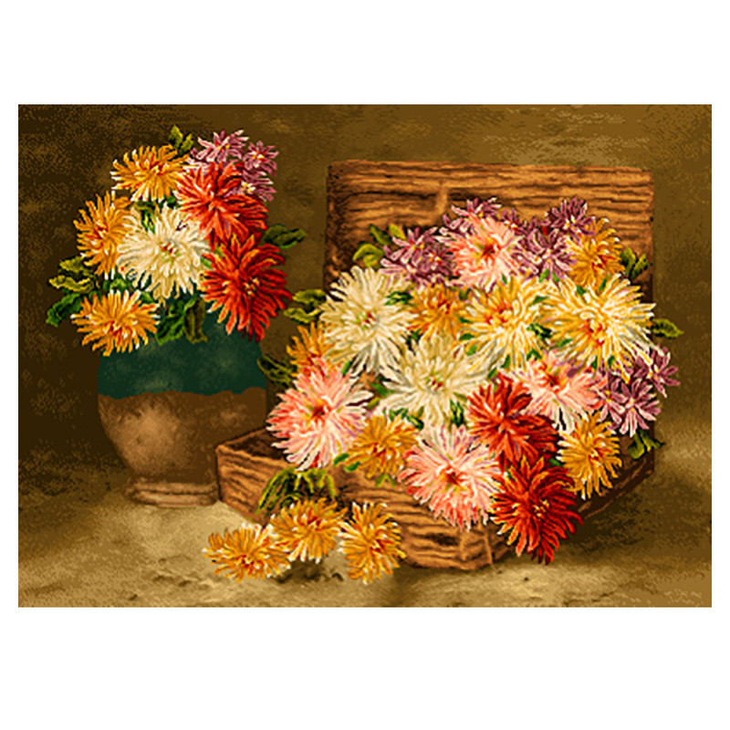 نخ و نقشه تابلوفرش مدل 2555