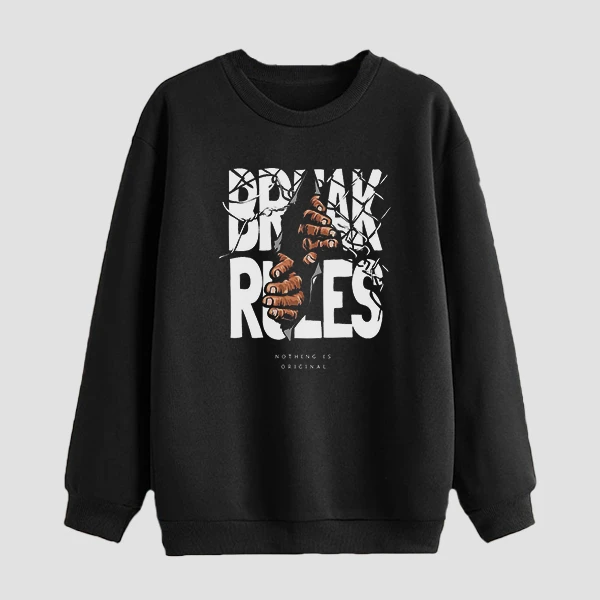 سویشرت مردانه مدل دورس فانتزی گنگ زندان کد z200