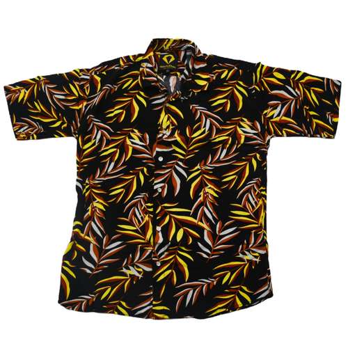 پیراهن آستین کوتاه مردانه مدل هاوایی جنتلمن