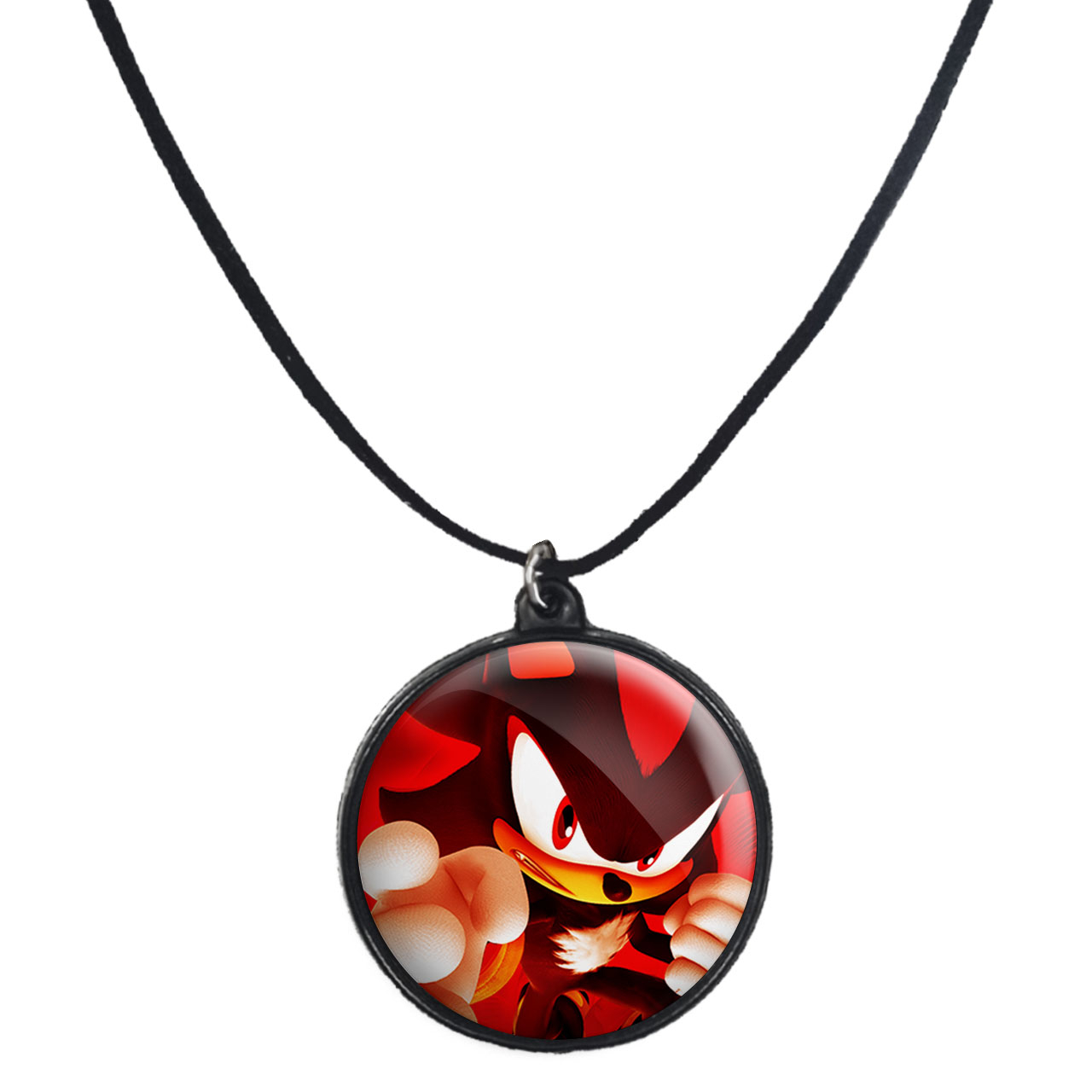 گردنبند پرمانه طرح سونیک کد pmb.15028 مدل دو طرفه